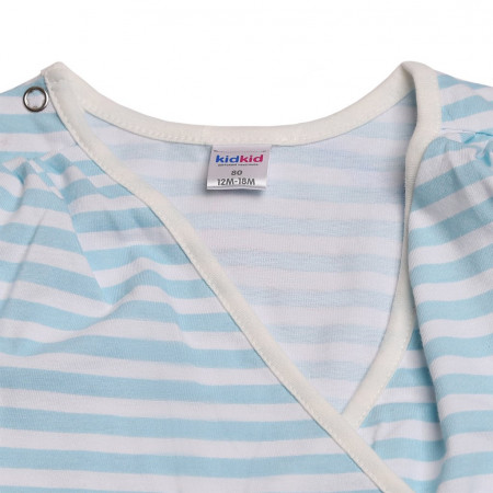 Комбинезон Kid Kid цвет белый голубая полоска для девочки - image 3