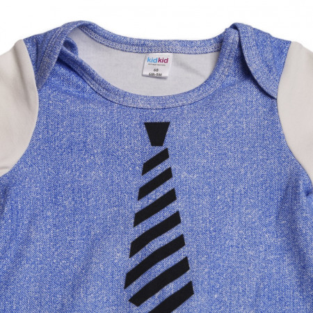 Комбинезон Kid Kid цвет комби под джинсу принт галстук для мальчика - image 3