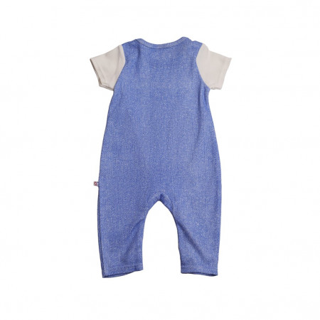 Комбинезон Kid Kid цвет комби под джинсу принт галстук для мальчика - image 2