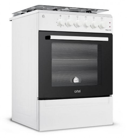 Комбинированная плита Artel Milagro 10-K Без гриля, с чугунными решетками (Белая) - image 3