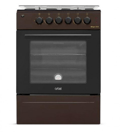 Комбинированная плита Artel Milagro 10-K Без гриля, с чугунными решетками (Коричневая) - image 1