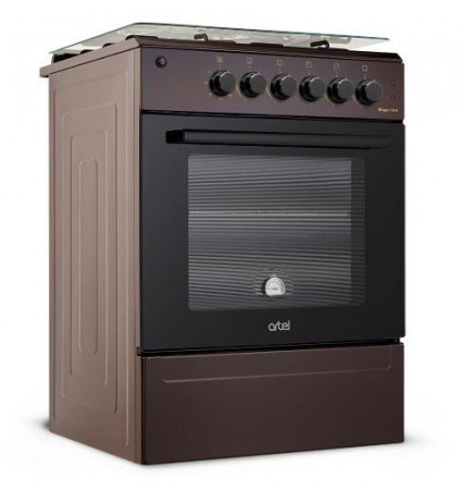 Комбинированная плита Artel Milagro 10-K Без гриля, с чугунными решетками (Коричневая) - image 2