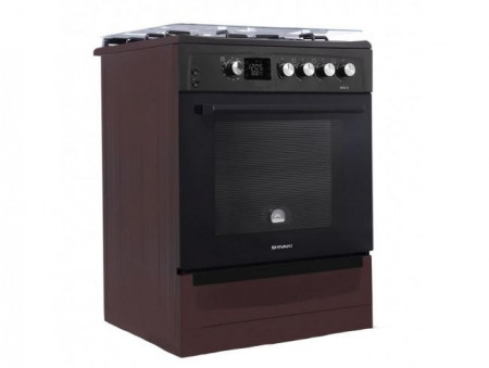 Комбинированная плита Shivaki 6403-E (Коричневая) - image 1