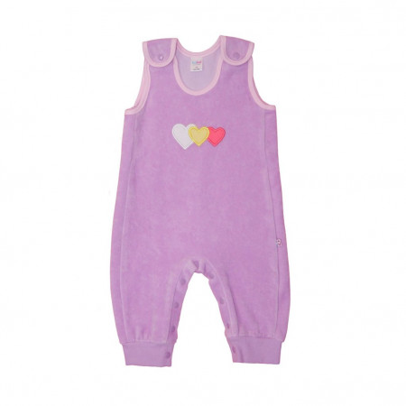 Комплект Kid kid цвет сиреневый Велюр выш сердечко для девочек - image 4