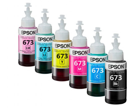 Комплект оригинальных чернил Epson T6731-T6736 (BK,C,M,Y,LM,LC) - image 1
