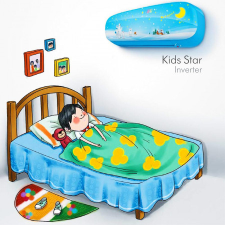 Кондиционер Midea Kids Star 09 (Inverter) (Blue) - image 2