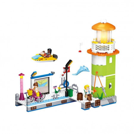 Конструктор Quois M38-B0607 "Розовая мечта маяк" - image 1