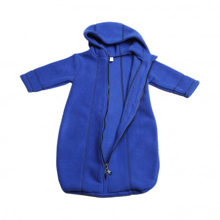 Конверт Kid kid цвет синий Флискид с капюшоном отстроч декор  швами для мальчика - image 2