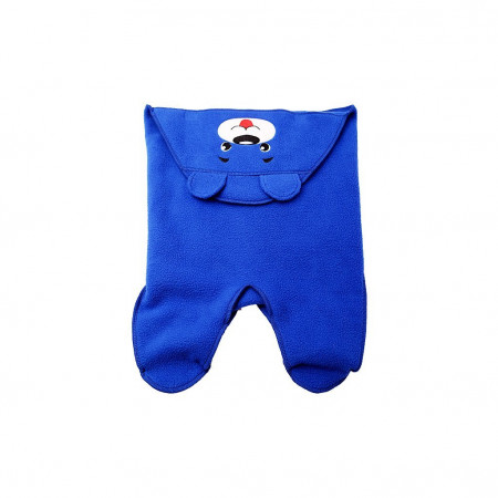 Конверт Kid kid  цвет синий Флискид вышивка мишка для мальчика - image 2