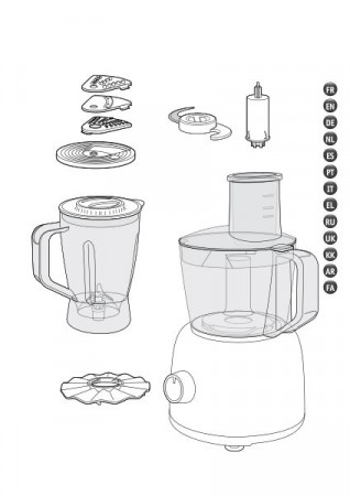 Кухонный комбайн Moulinex FP244110 - image 3