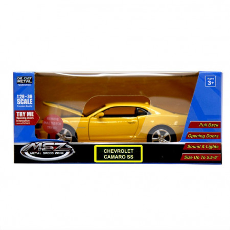 Машинка Rastar "Chevrolet Camaro SS" желтый 1:32 - image 3
