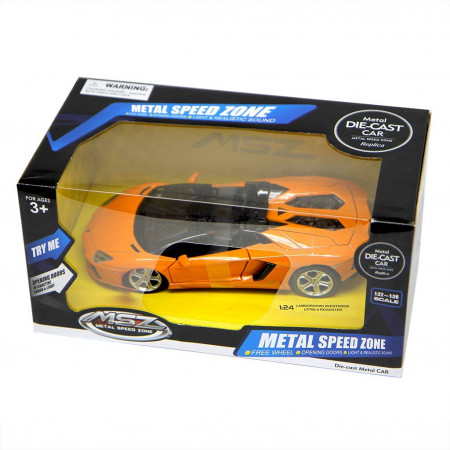 Машинка Rastar "Lamborghini Aventador LP700-4 Roadster" оранжевый 1:24 - image 3