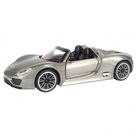 Машинка Rastar "Porsche 918 Spyder" серый 1:41 - image 1