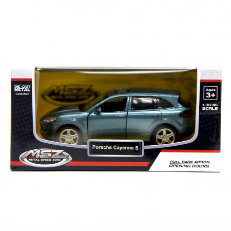 Машинка Rastar "Porsche Cayenne S" silver голубой 1:43 - image 4