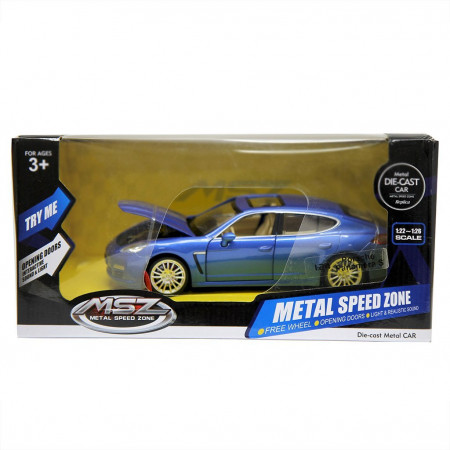 Машинка Rastar "Porsche Panamera" S  голубой 1:24 - image 3