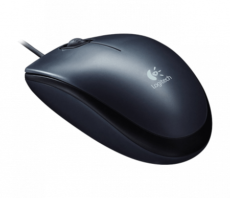 Мышь Logitech Mouse M100 Black USB - image 2