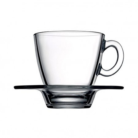 Набор чашек с блюдцем Pasabahce 95040 объем: 220мл - image 2