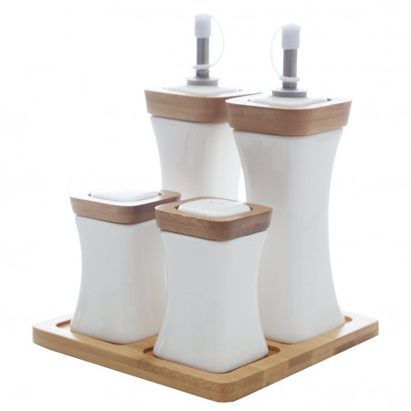 Набор для специй home&you 14069-BIA-POJEM-4CZ CLASSIC - image 2