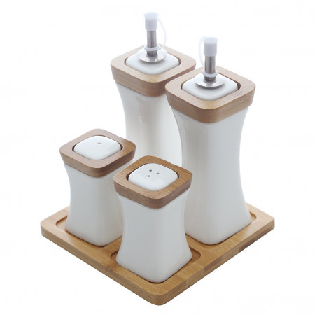 Набор для специй home&you 14069-BIA-POJEM-4CZ CLASSIC - image 1