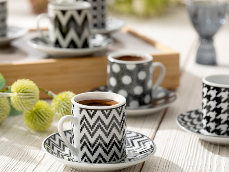 Набор кофейных чашек Rony 80 мл 6 шт. - image 2