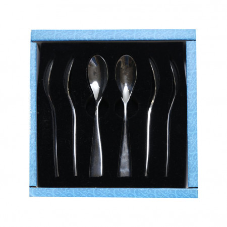 Набор кофейных ложек Stahlberg 6334-S 6 пр. (нерж. сталь) - image 2