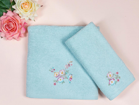 Набор полотенец Flower Love 30×40+50×76 см - image 2