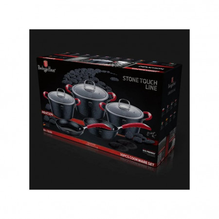 Набор посуды Berlinger Haus BH-1166N Black Stone Touch Line - image 2