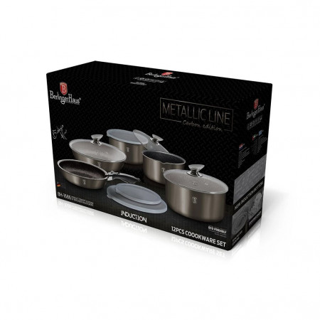 Набор посуды Berlinger Haus BH-1686 Metallic Line Carbon Edition - image 5