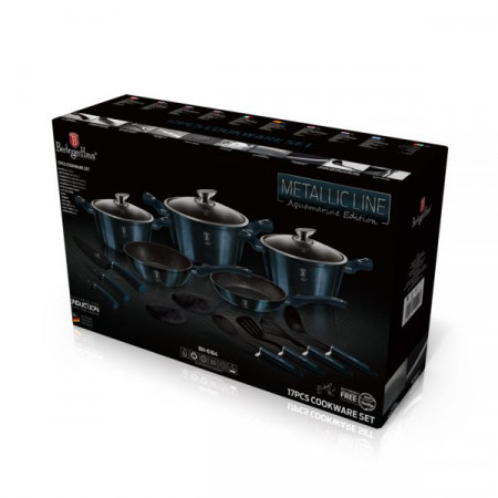 Набор посуды Berlinger Haus BH-6164 Metallic Line Aquamarine Edition - image 2