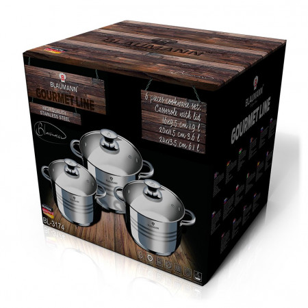Набор посуды Blaumann BL-3174 Gourmet Line - image 2