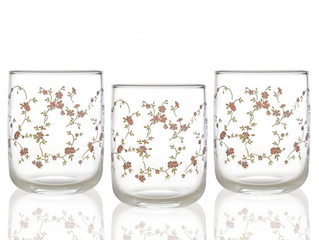 Набор стаканов Pinky Rose 270 мл 3 шт. - image 4