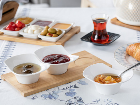 Набор тарелок для варенья Loren 12,5x9x4,5 см 4 шт. - image 2