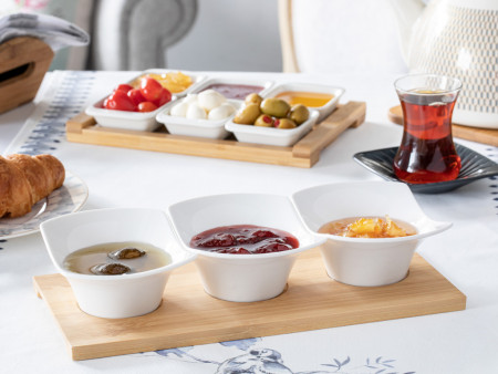 Набор тарелок для варенья Loren 12,5x9x4,5 см 4 шт. - image 1