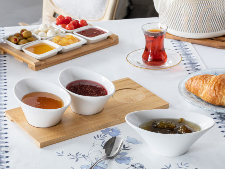 Набор тарелок для варенья Swan 15x9x5,5 см 4 шт. - image 2