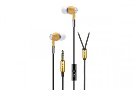 Наушники 2E S2 METAL SKIN, Blue, Gold - image 2