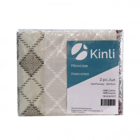 Наволочка Kinli 50см*70см сатин - image 1