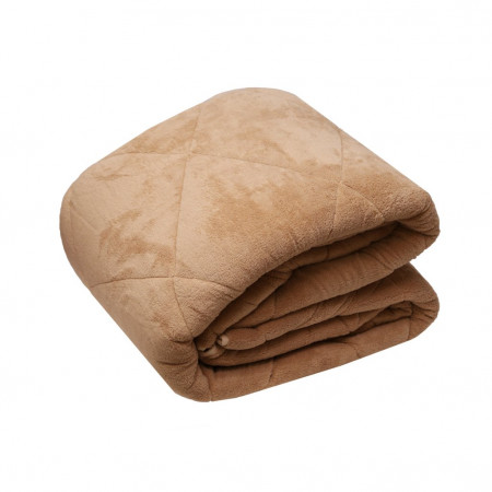 Одеяло ZAMBAK вельсофт бежевое - image 1