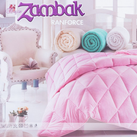 Одеяло ZAMBAK вельсофт фиолетовое - image 3