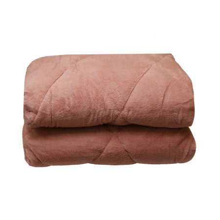 Одеяло ZAMBAK вельсофт персиковое - image 4