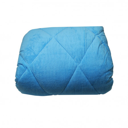 Одеяло ZAMBAK вельсофт синее - image 2