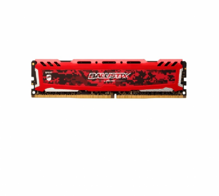 Оперативная память Crucial DDR4 8GB 3000mhz Ballistix Sport LT Red CL16 AES - image 1