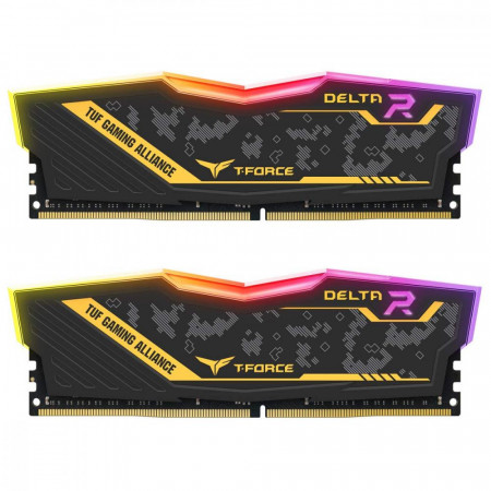 Оперативная память Team Group Delta TUF DDR4 16GB (2x8GB) 3200Mhz (Black, White) - image 1