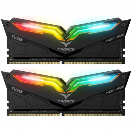 Оперативная память Team Group T-Force Night Hawk RGB DDR4 32GB (2x16GB) 3200Mhz - image 1