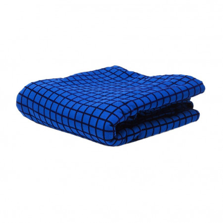 Плед 1.5 спальный 20204 синий в клетку размер 160х210 - image 1