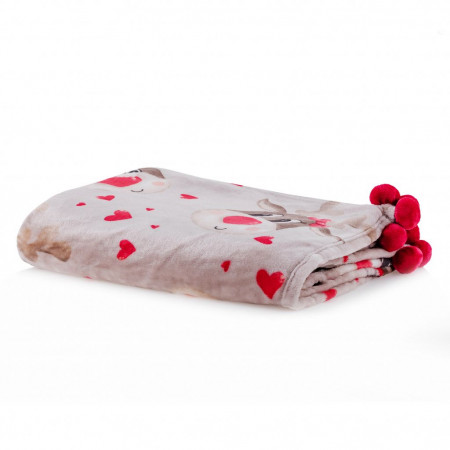 Плед home&you 58888-BEZ-C1317-BN REINDEERLOVE - image 1