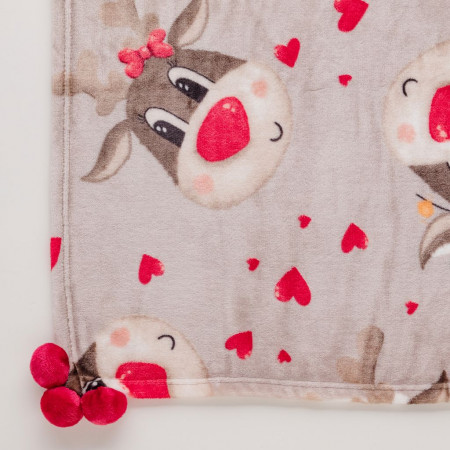 Плед home&you 58888-BEZ-C1317-BN REINDEERLOVE - image 3