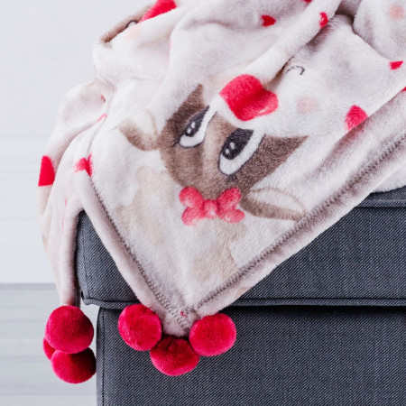 Плед home&you 58888-BEZ-C1317-BN REINDEERLOVE - image 2