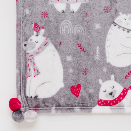 Плед home&you 58890-MIX-C1317-BN CUDDLY BEARS - image 2