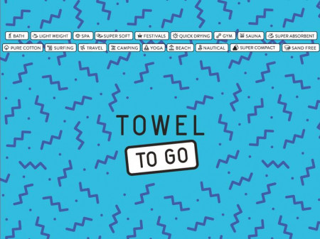 Пляжное полотенце Ocean Stripe 100×170 см - image 2