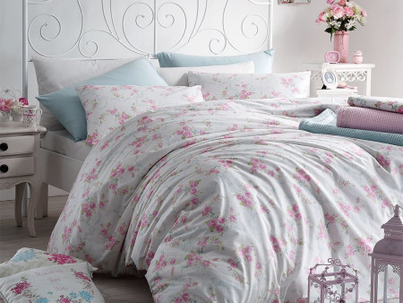 Пододеяльник из хлопка Essantial Roses 200×220 см - image 1